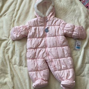 Winter puffer for baby girl foodie for 6 months old
